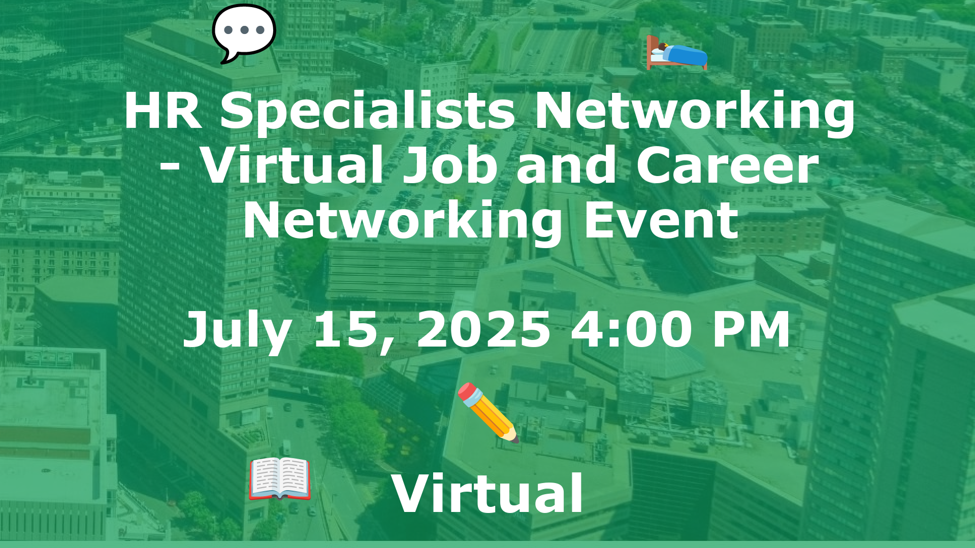 HR Specialists Networking - Virtual Job and Career Networking Event event image